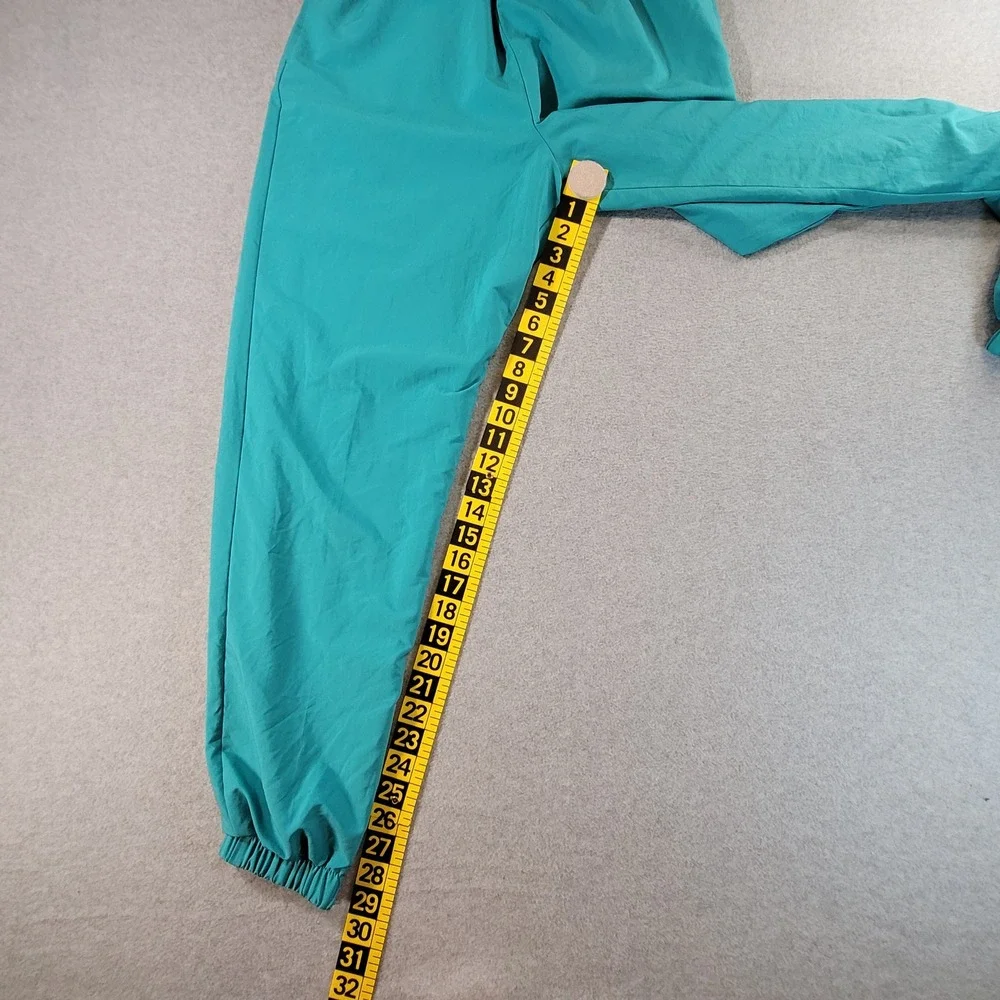 Vintage Lilys of Beverly Hills Tracksuit Teal Geometric Windbreaker Set Large